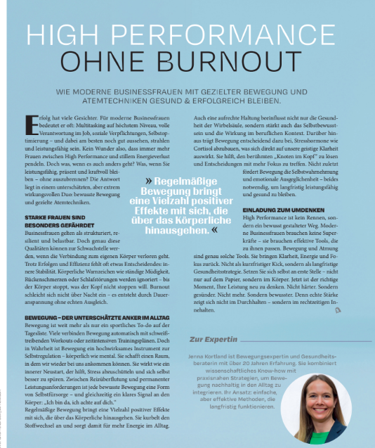High Performance ohne Burnout