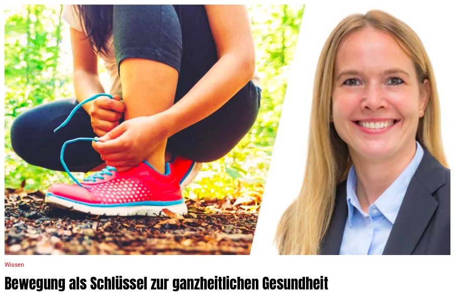 Bewegung als Schlüssel zur ganzheitlichen Gesundheit